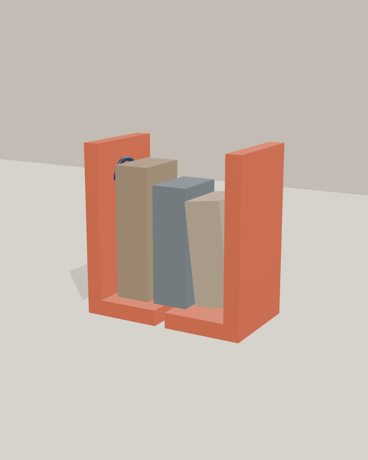 Rocket Fin Bookends