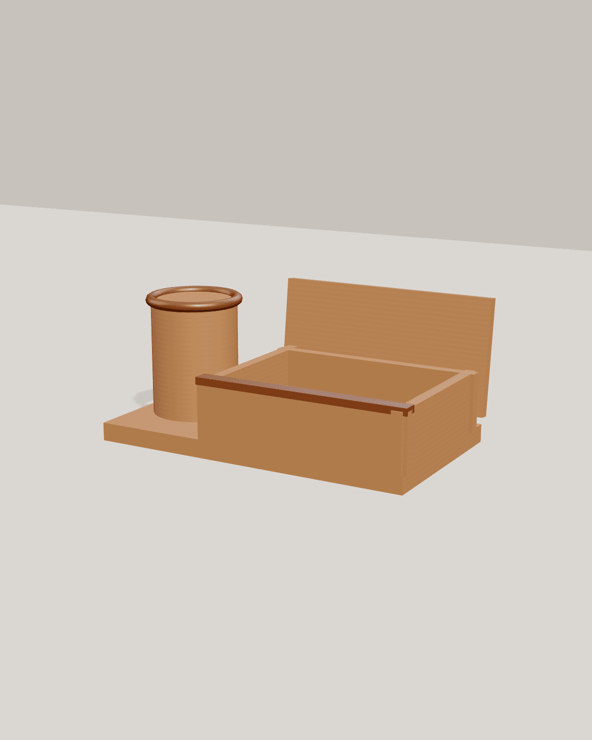 Amber Desk Organizer
