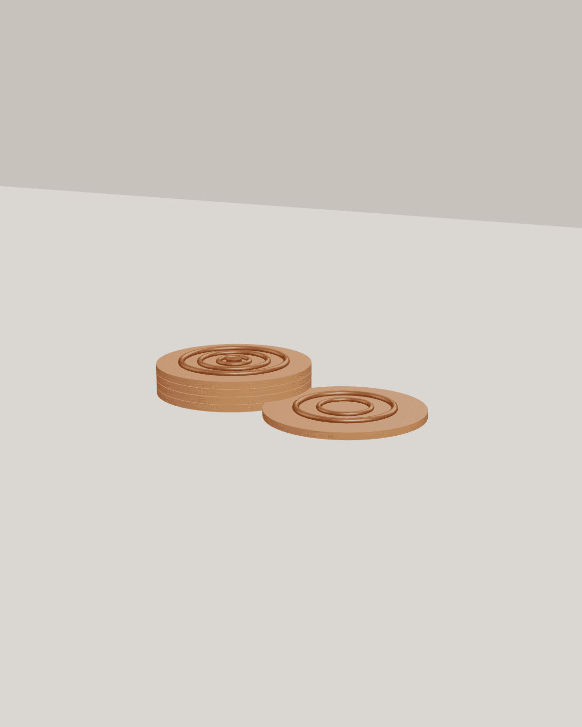 Sunset Ring Coasters