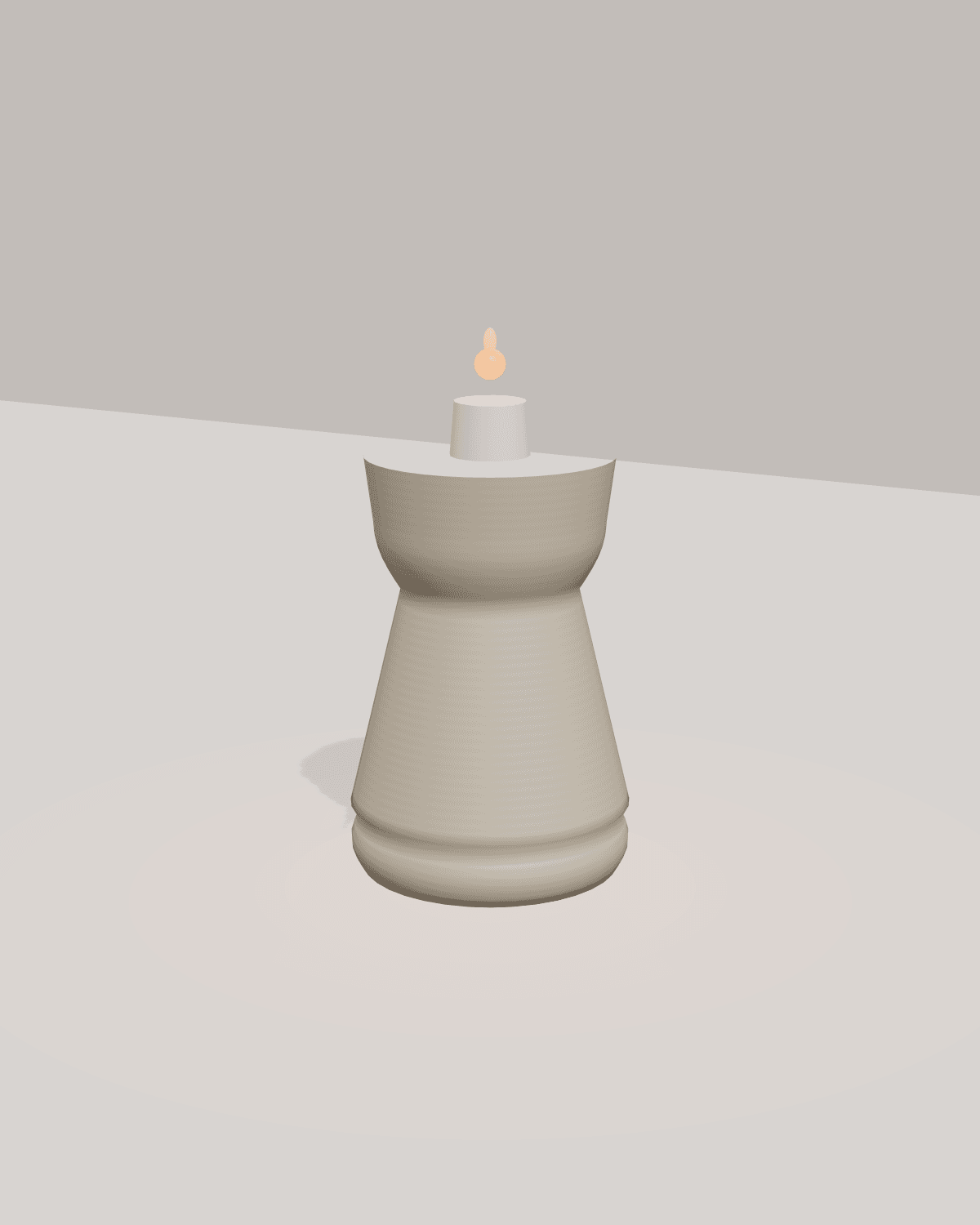 Hearth Candle Holder, studio view 1