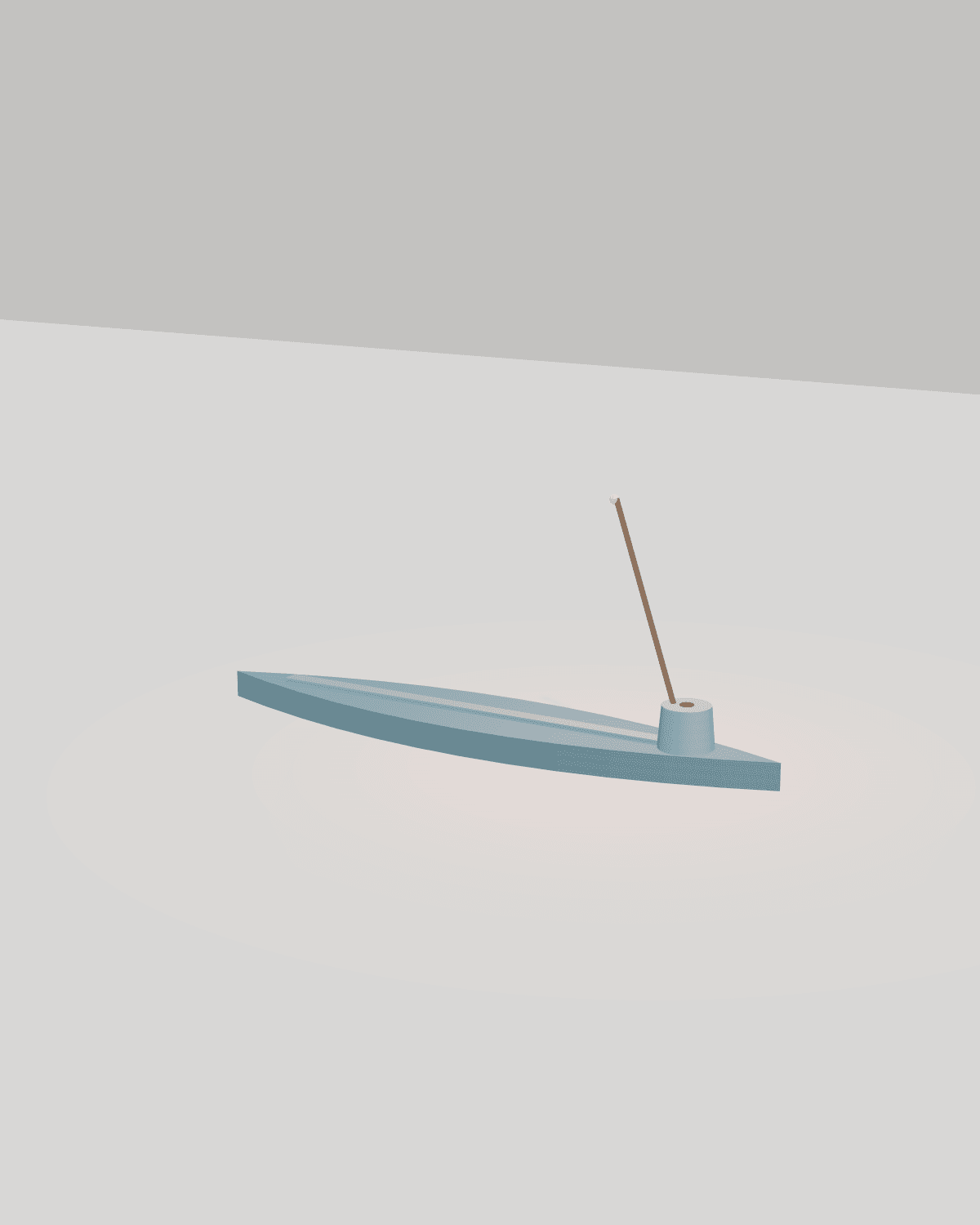 Ripple Incense Holder, studio view 1