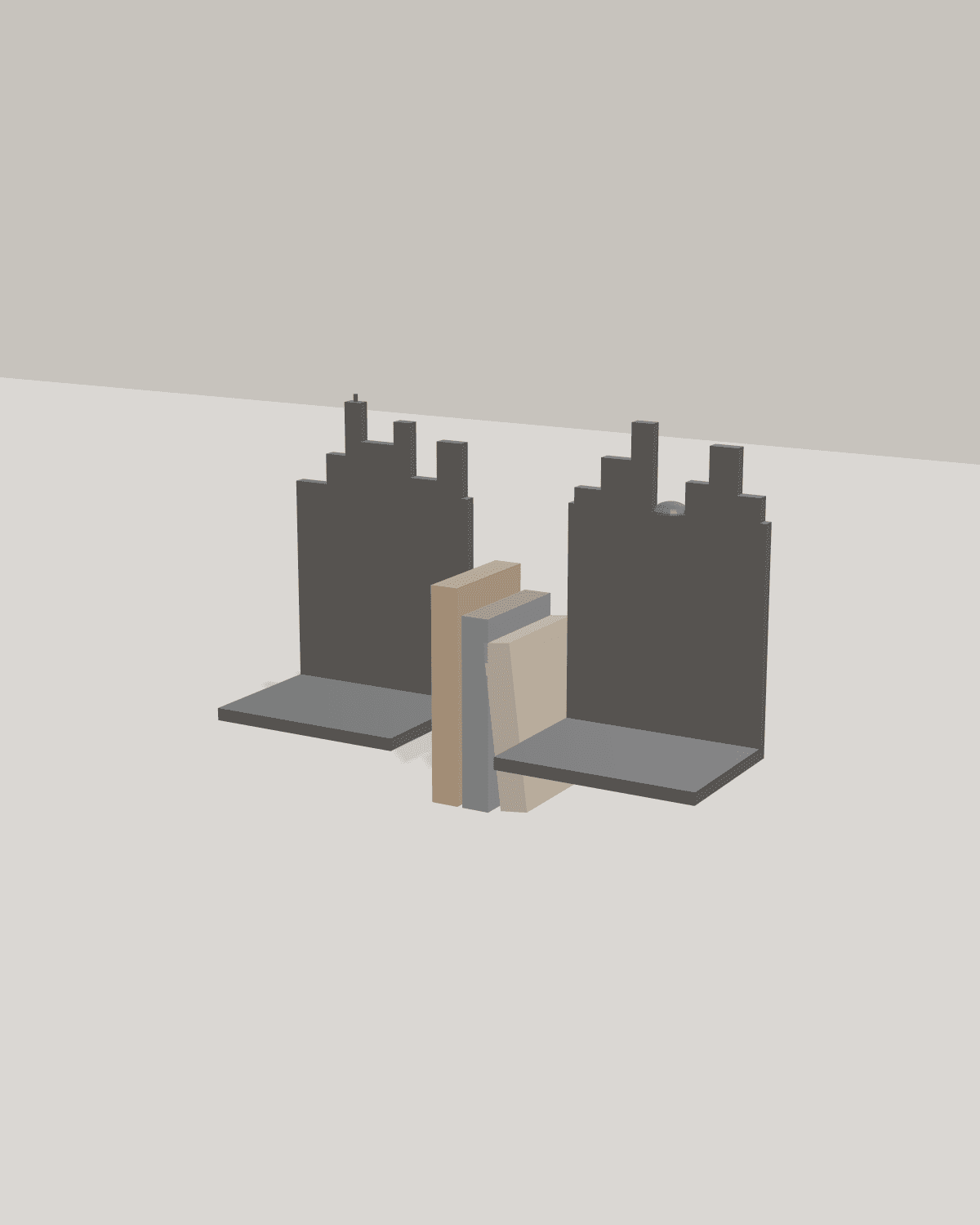 Skyline Bookend Set