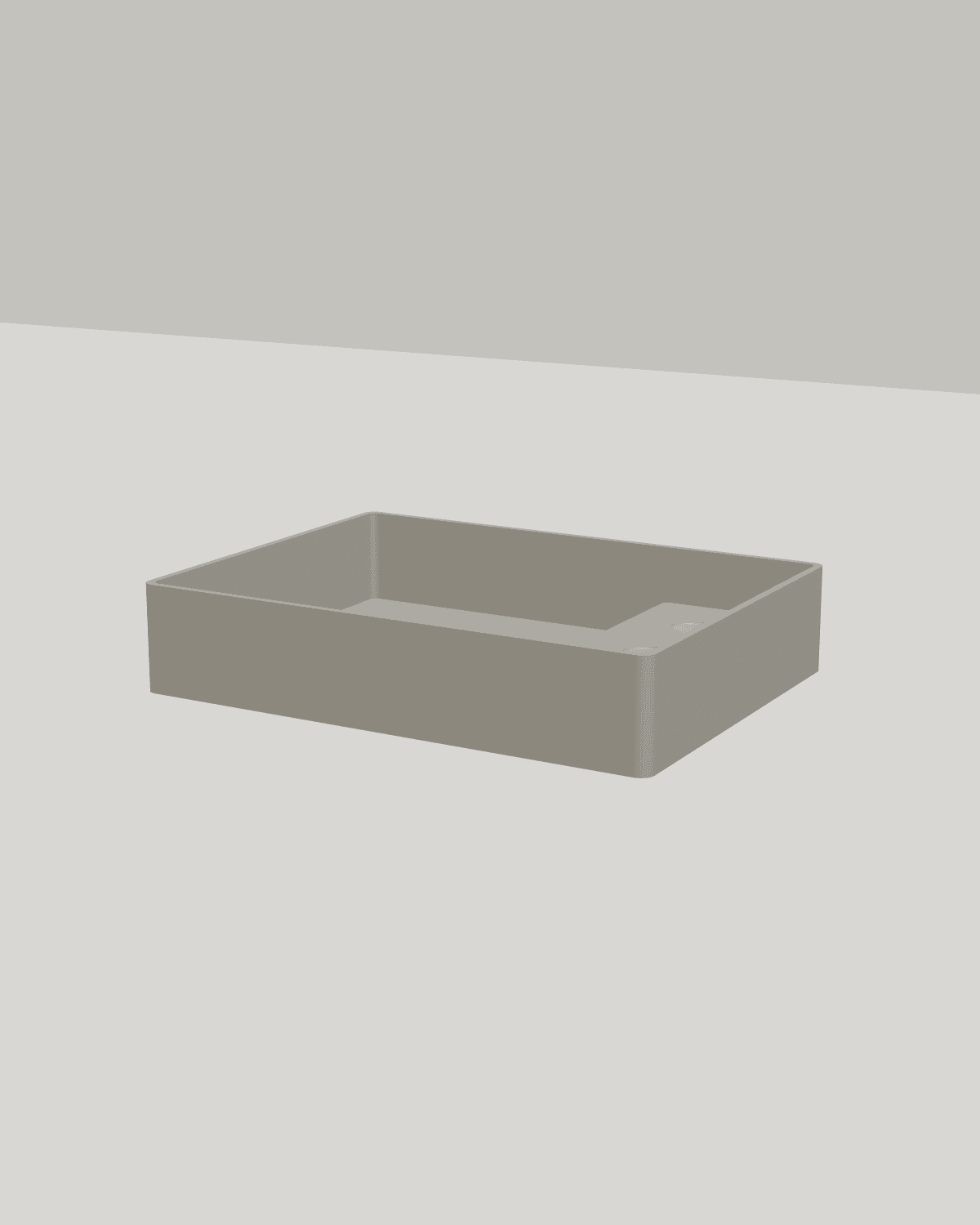 Desktop Zen Garden Tray – front view