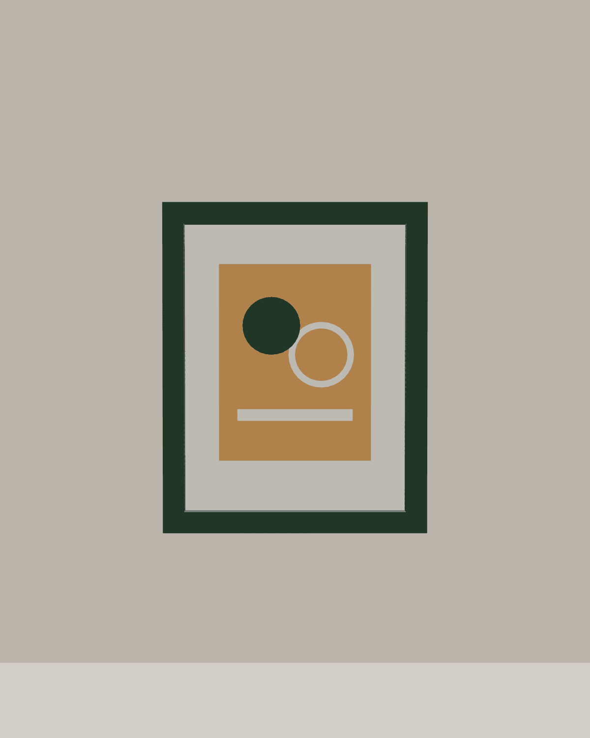 Botanical Specimen Frame, studio view 1