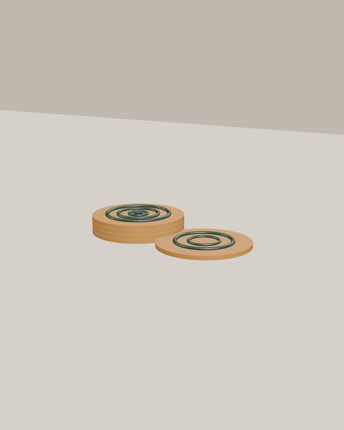 Dram Coasters, studio view 1