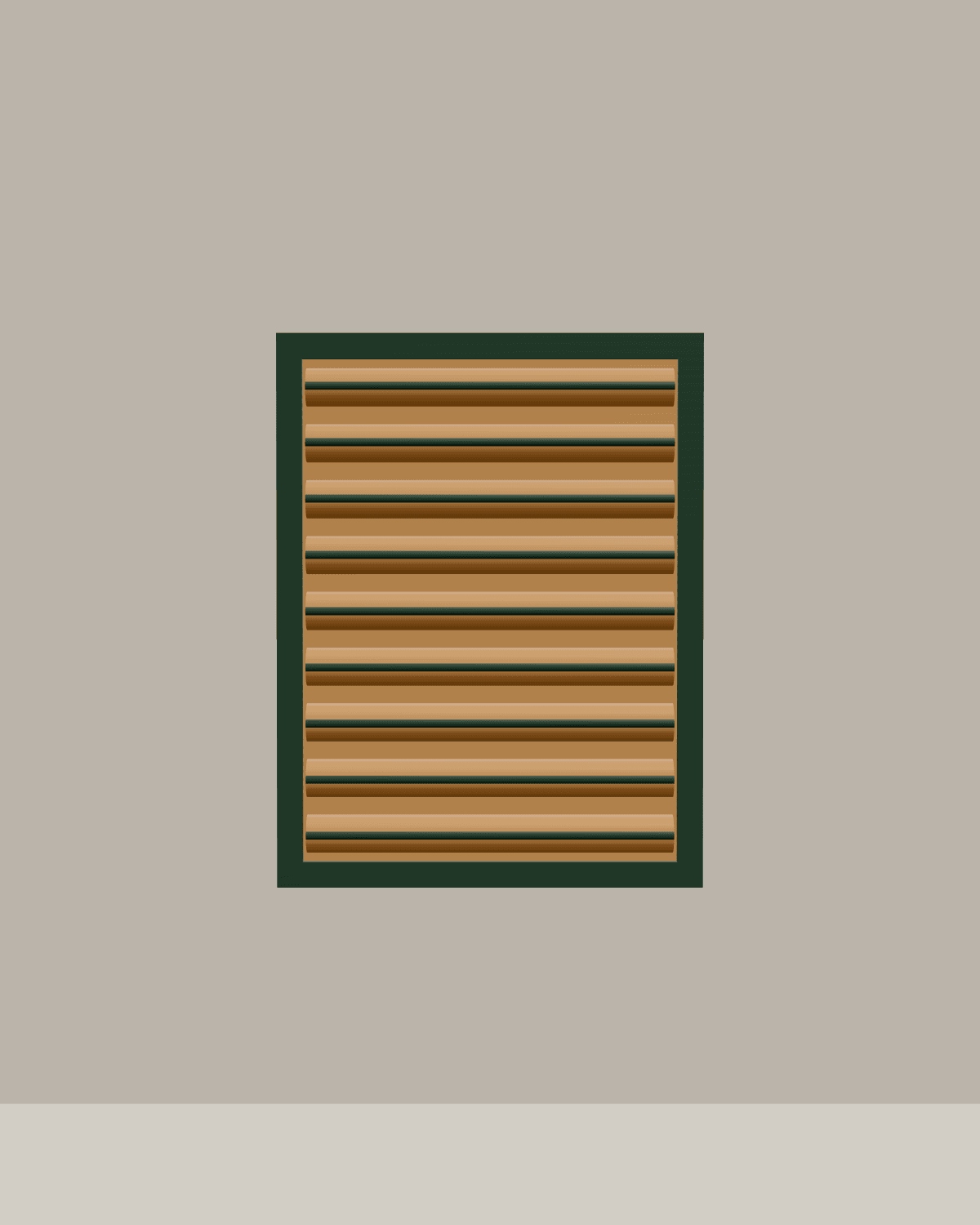 Pharmacy Shelf Wall Panel, studio view 1
