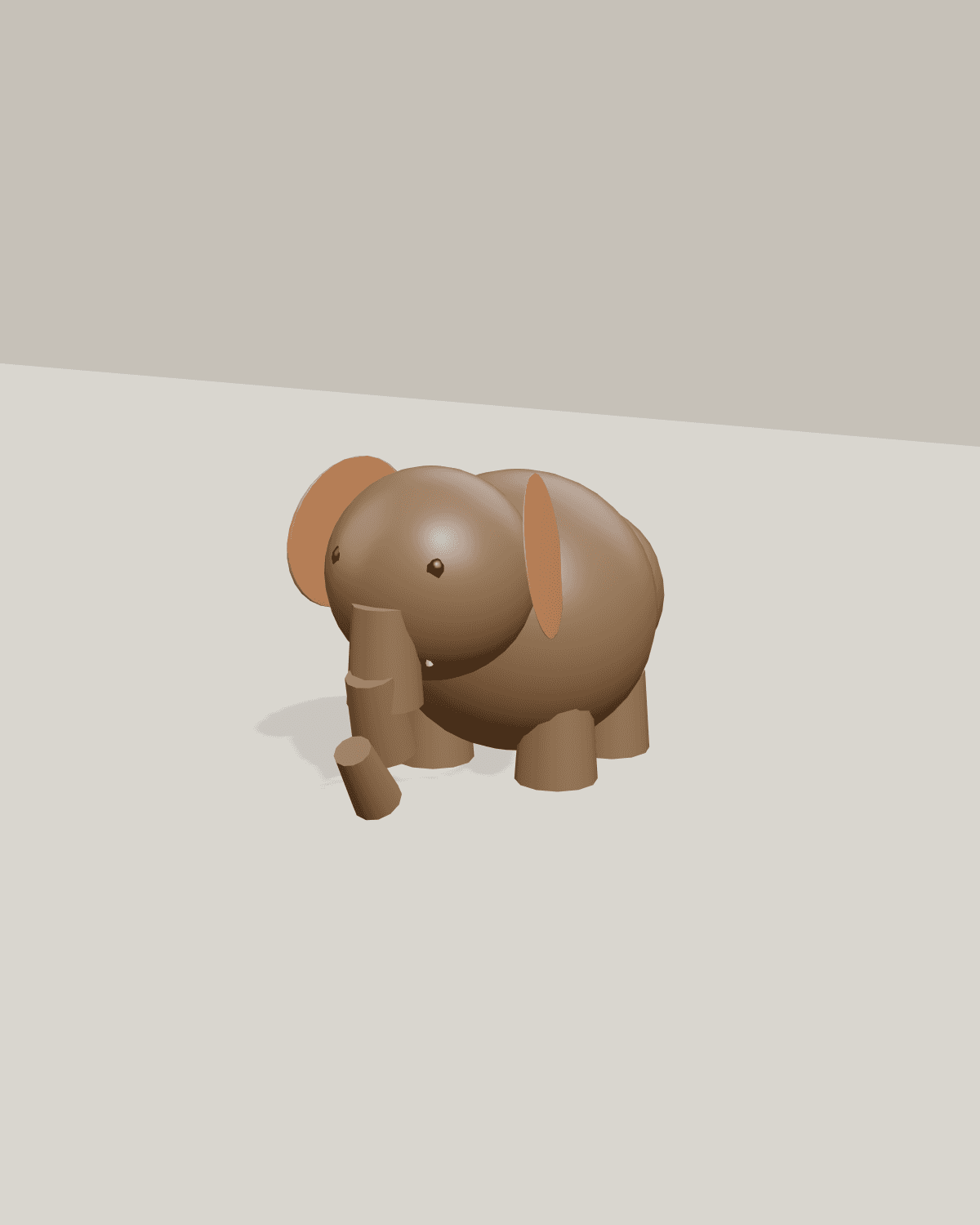 Heritage elephant figurine from the Wildscape Menagerie collection
